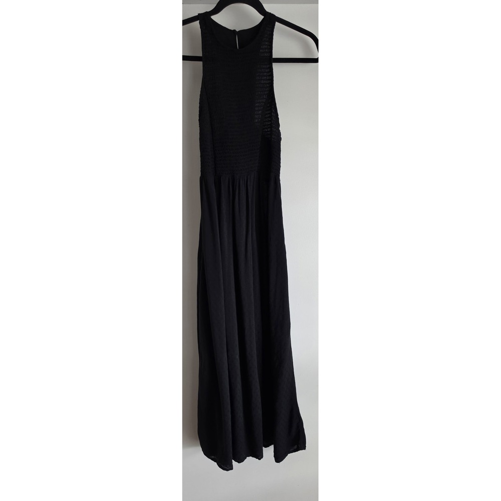 Kimchi Blue Maxi Dress M Black Sleeveless Boho Casual Sundress Gown Slip
